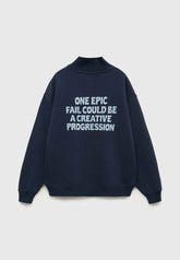 Mango Kids Teen printed Sweatshirt royal blue - Smgarment's